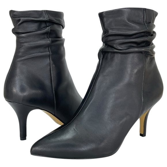 Bella Vita Shoes - Bella Vita Danielle Black Leather Womens Booties Size 8M NWOB